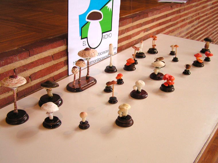 Mesa de setas de cerámica